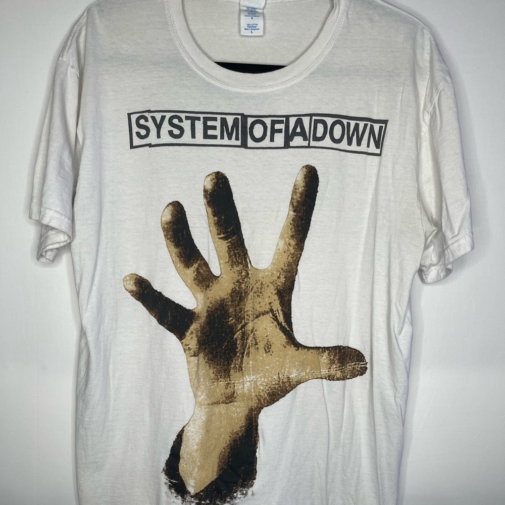 System of a Down tour tee 2011